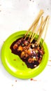 Sate kambing, a traditional cuisine from Indonesia