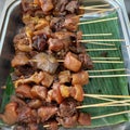 sate kikil, with the basic ingredients of beef legs and mouth