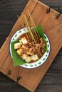 Sate Padang or Satay Padang, Spicy Beef Satay from Padang