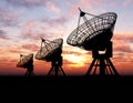 Satelite Dishes Royalty Free Stock Photo