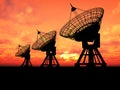 Satelite Dishes Royalty Free Stock Photo