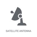 satellite antenna icon. Trendy satellite antenna logo concept on Royalty Free Stock Photo