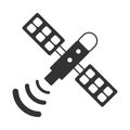 Satellite antenna icon Royalty Free Stock Photo