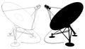 Satellite Antenna Vector 02