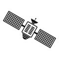 Satellite black simple icon