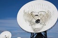 Satellite communications, Burum, Holland Royalty Free Stock Photo