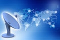 Satellite dish antenna Royalty Free Stock Photo