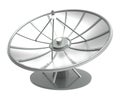 Satellite dish with clipping path