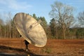 Satellite Dish in Field Royalty Free Stock Photo