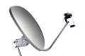 Satellite Dish Receiver Royalty Free Stock Photo