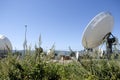 satellite dish repeater in the Fucino Space Center Italy