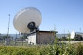 satellite dish repeater in the Fucino Space Center Italy