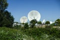 satellite dish repeater in the Fucino Space Center Italy