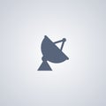 Satellite dish, vector best flat icon