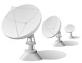 Satellite dishes Royalty Free Stock Photo