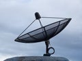 Satellite dishes communication technology network Royalty Free Stock Photo