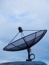 Satellite dishes communication technology network Royalty Free Stock Photo