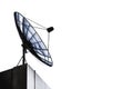Satellite dishes communication technology network Royalty Free Stock Photo