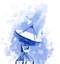 Satellite dishes radar