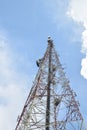 Satellite dishes for telecommunication Royalty Free Stock Photo