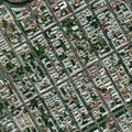 Satellite downtown Saint-Petersburg map background. Air city terrain panorama. Simple creative town backdrop