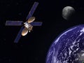 Satellite in earth orbit