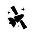 Satellite icon vector isolated on white background, Satellite sign , navigation symbols Royalty Free Stock Photo