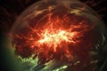 satellite imagery of a solar flare affecting earths ionosphere