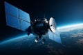 Satellite In Low Earth Orbit 041125 Royalty Free Stock Photo