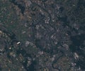 Satellite map of Cologne Germany, view from space