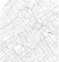 Satellite map of The Hague, Netherlands , Holland, city streets