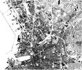 Satellite map of Marseille, France, city streets