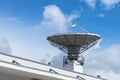 Satellite parabolic antenna for telecommunications