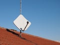 Satellite tv antenna Royalty Free Stock Photo