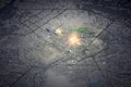 Satellite view of Kabul. U.S. Drone Strike Kills Ayman al-Zawahri, Top Qaeda Leader. Afghanistan Royalty Free Stock Photo