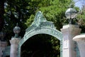 Sather Gate surrounded by greenery under the sunlight in Berkeley, California