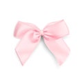 Decorative satin pink bow