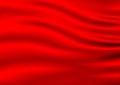 Red satin colored fabric material designed background