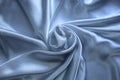 White silk delicate fabric spun and draped
