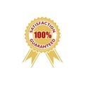 Satisfaction guarantee icon, sign, logo, button Royalty Free Stock Photo