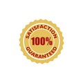 Satisfaction guarantee icon, sign, logo, button Royalty Free Stock Photo