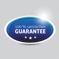 Satisfaction guarantee label Royalty Free Stock Photo