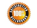 Satisfaction Guaranteed 100% Royalty Free Stock Photo