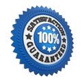 Satisfaction Guaranteed Label Isolated Royalty Free Stock Photo