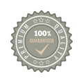 Satisfaction guaranteed seal stamp badge. Vector illustration. Royalty Free Stock Photo