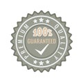 Satisfaction guaranteed seal stamp badge. Vector illustration.
