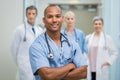 Satisfied male nurse Royalty Free Stock Photo