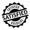 Satisfied rubber stamp
