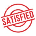 Satisfied rubber stamp