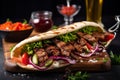 DÃ¶ner Kebab: Savory Turkish Delight in Pita or Flatbread